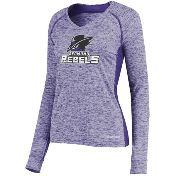 Ladies Electrify Long Sleeve Tee Powered by Coolcore(r) Thumbnail