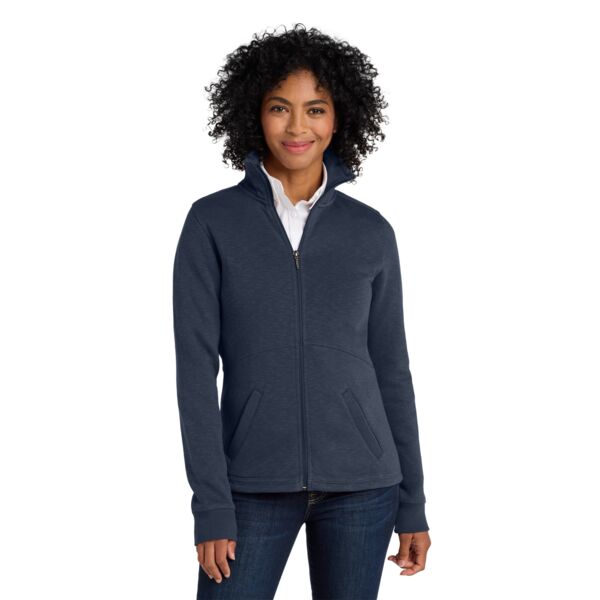 Women's Slub Fleece Full Zip Jacket Thumbnail