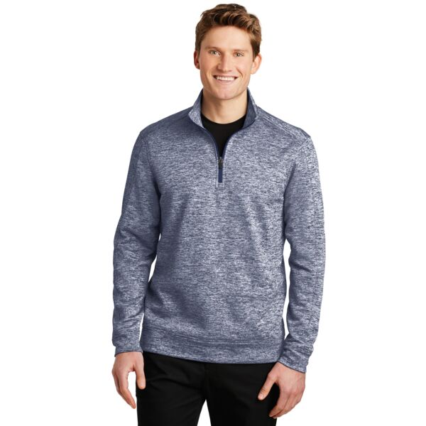 PosiCharge ® Electric Heather Fleece 1/4 Zip Pullover Thumbnail