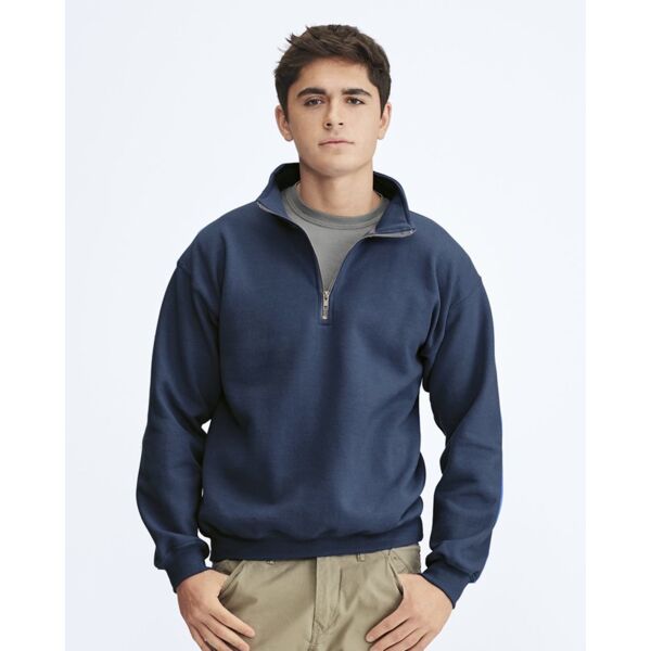 Garment-Dyed Quarter Zip Sweatshirt Thumbnail