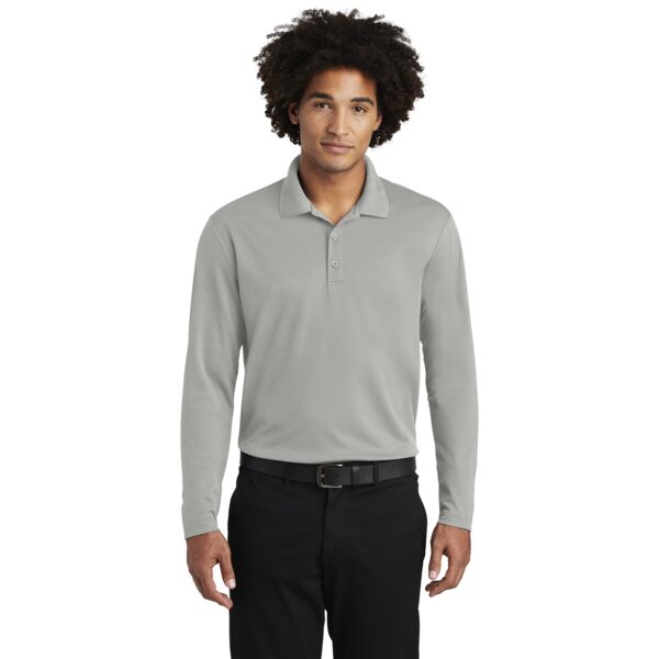 PosiCharge ® RacerMesh ® Long Sleeve Polo Thumbnail