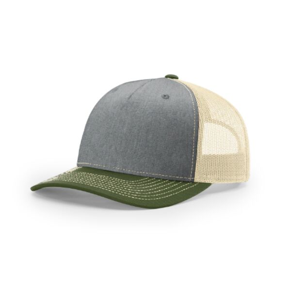 112FP | FIVE PANEL TRUCKER - Tri-Color Thumbnail