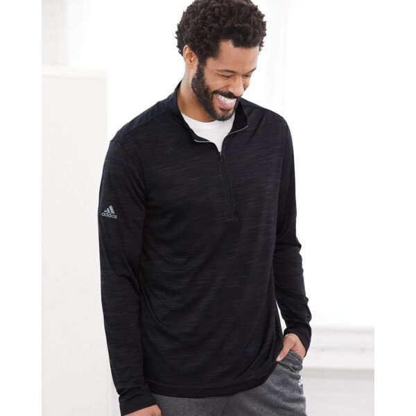 Lightweight Mélange Quarter-Zip Pullover Thumbnail