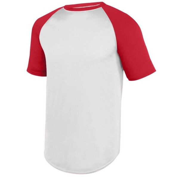Wicking Short Sleeve Baseball Jersey Thumbnail