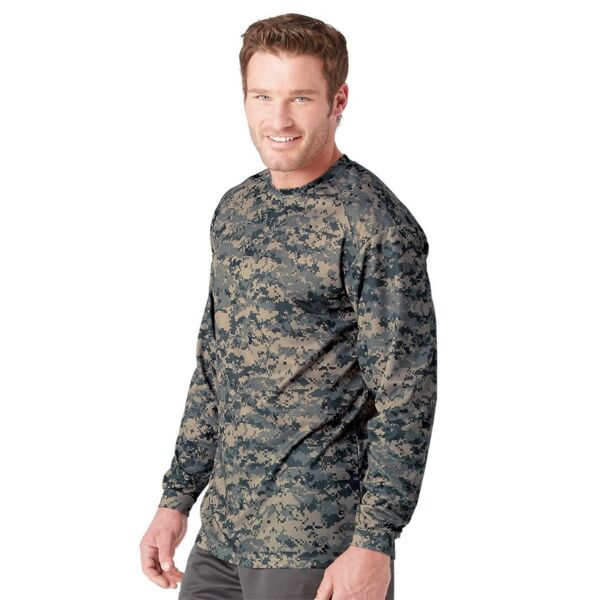 Digital Camo Long Sleeve T-Shirt Thumbnail