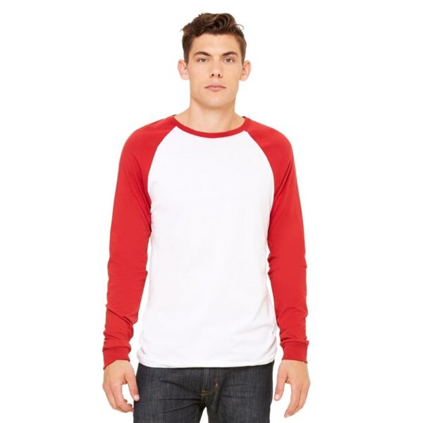 Long Sleeve Jersey Baseball Tee Thumbnail