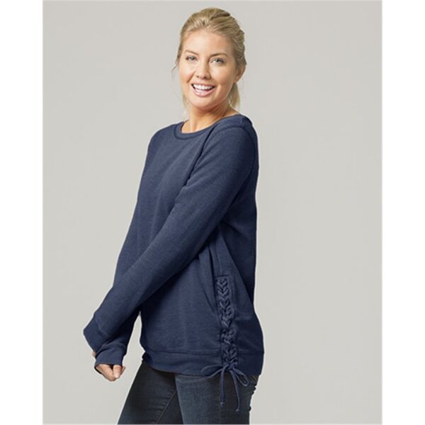 Women’s Enzyme-Washed Rally Lace-Up Sweatshirt Thumbnail