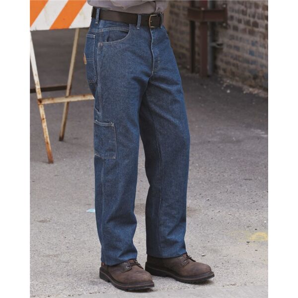 Flame Resistant Pre-Washed Denim Dungaree Thumbnail