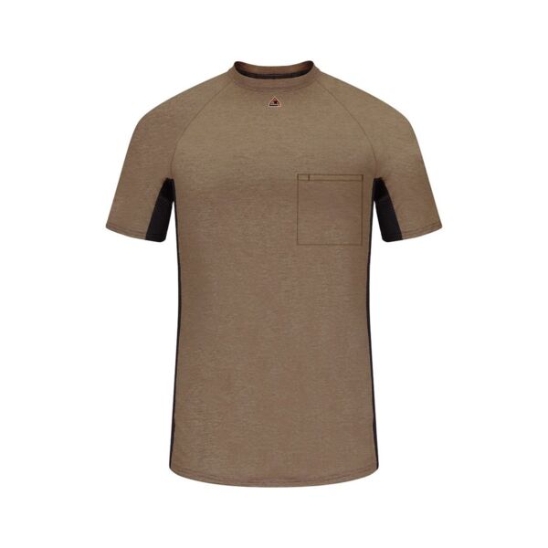 Short Sleeve FR Two-Tone Base Layer with Concealed Chest Pocket- EXCEL FR Thumbnail