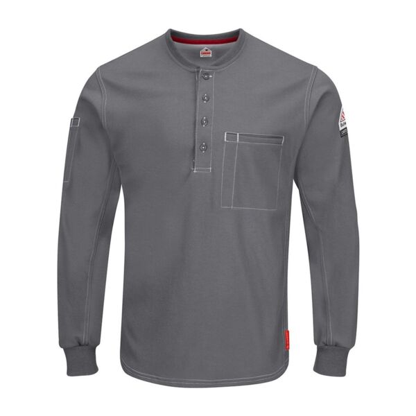 iQ Series® Plus Long Sleeve Henley - Tall Sizes Thumbnail