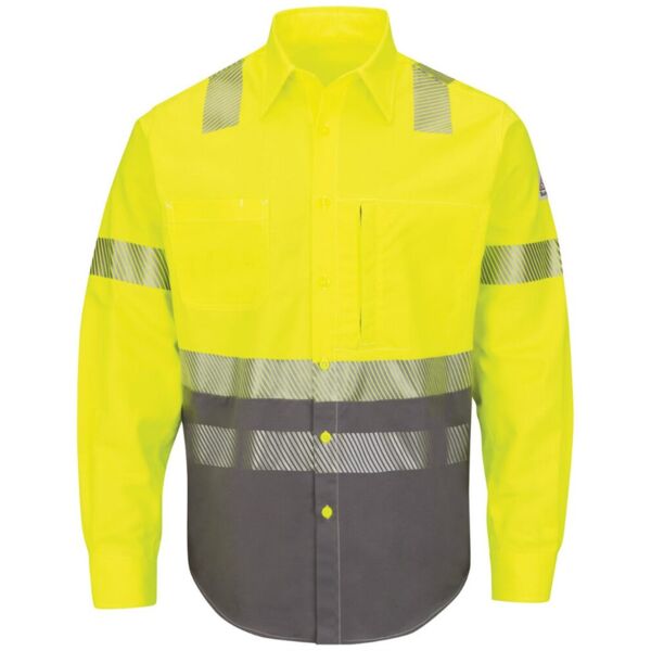 Hi-Visibility Color Block Uniform Shirt - EXCEL FR® ComforTouch® - 7 oz. - Tall Sizes Thumbnail
