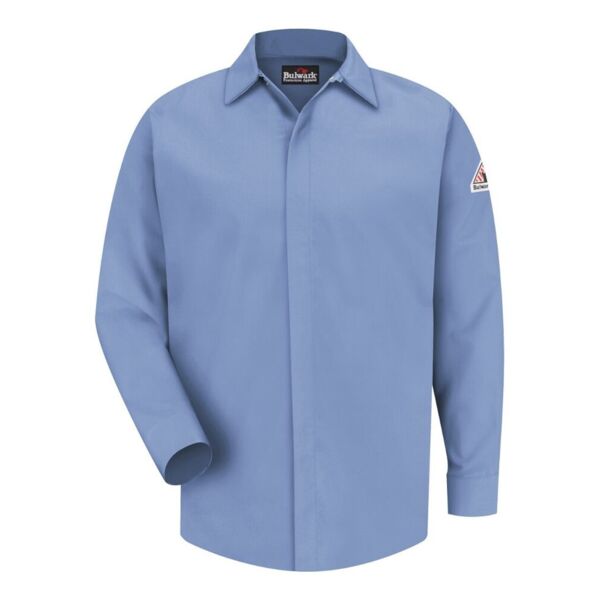 Concealed-Gripper Pocketless Work Shirt - Tall Sizes Thumbnail