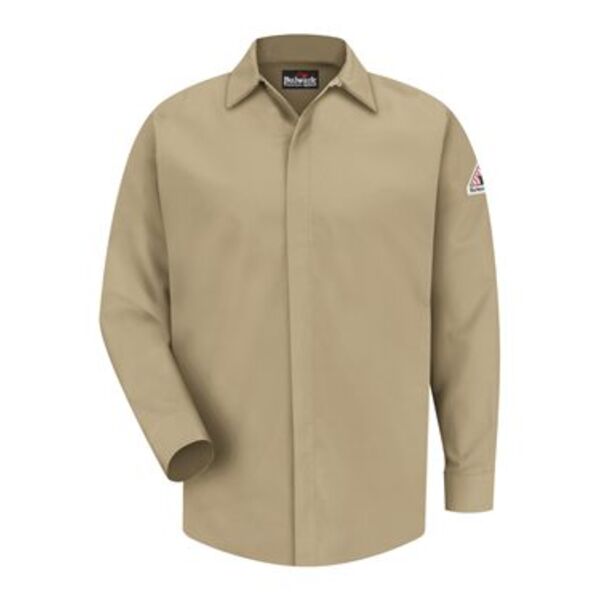 Concealed-Gripper Pocketless Work Shirt Thumbnail