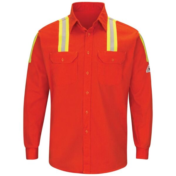 Enhanced Visibility Long Sleeve Uniform Shirt - Tall Sizes Thumbnail