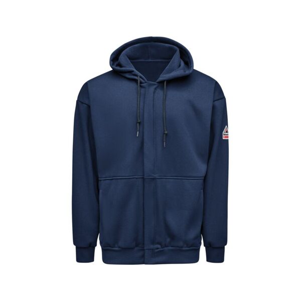 Full-Zip Fleece Hooded Sweatshirt - Tall Sizes Thumbnail