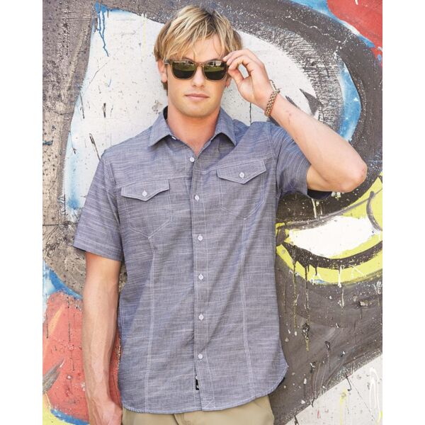 Textured Solid Short Sleeve Shirt Thumbnail