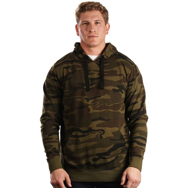 Enzyme-Washed French Terry Hooded Sweatshirt Thumbnail