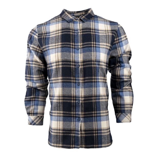 Women's No Pocket Yarn-Dyed Long Sleeve Flannel Shirt Thumbnail