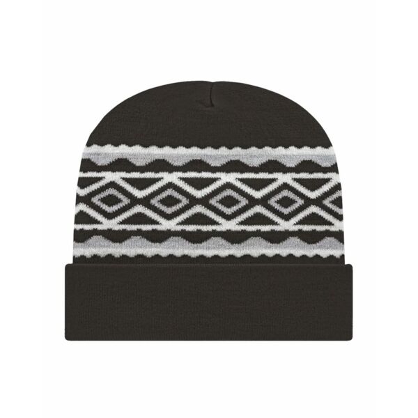 USA- Made Diamond Cuffed Beanie Thumbnail