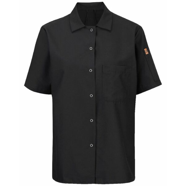 Women's Mimix™ Short Sleeve Cook Shirt with OilBlok Thumbnail