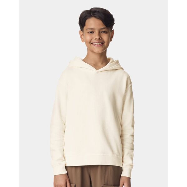 Garment-Dyed Youth Lightweight Fleece Hooded Sweatshirt Thumbnail