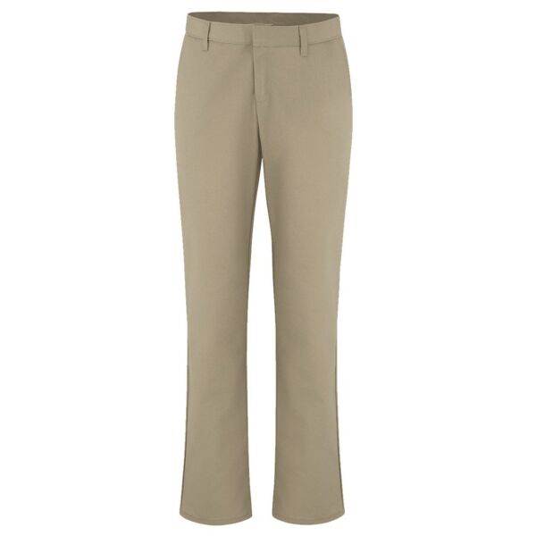Women's Industrial Flat Front Pants - Extended Sizes Thumbnail