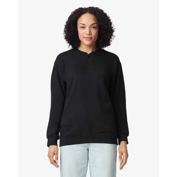 Softstyle® Midweight 1/4 Zip Sweatshirt Thumbnail