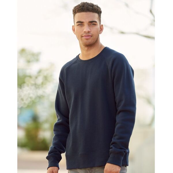 Ripple Fleece Raglan Crewneck Sweatshirt Thumbnail