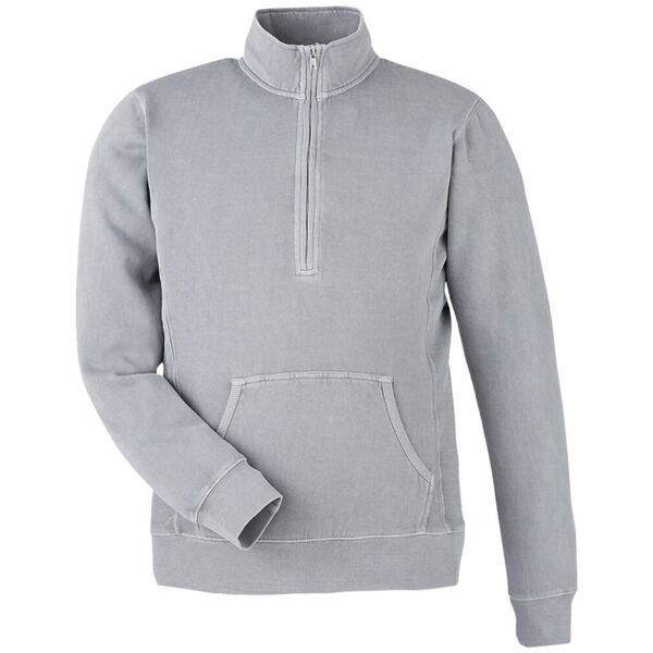 Pigment-Dyed Fleece Quarter-Zip Pullover Thumbnail