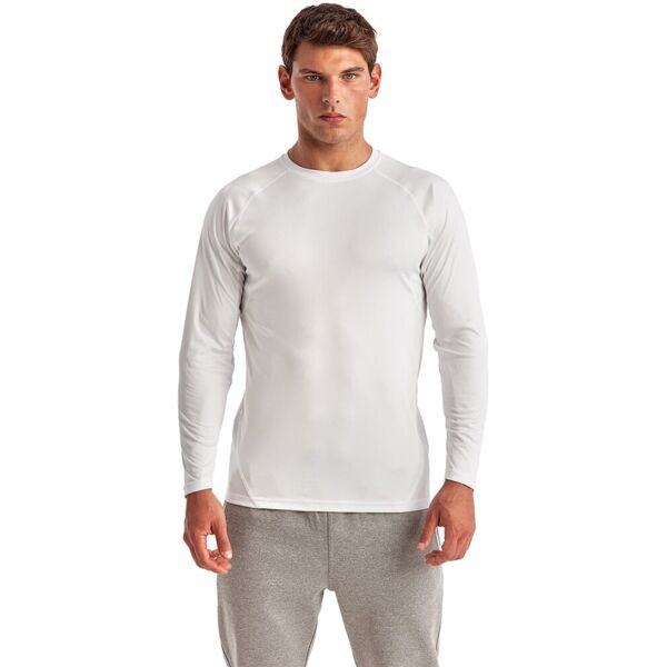 Unisex Panelled Long Sleeve Tech T-Shirt Thumbnail