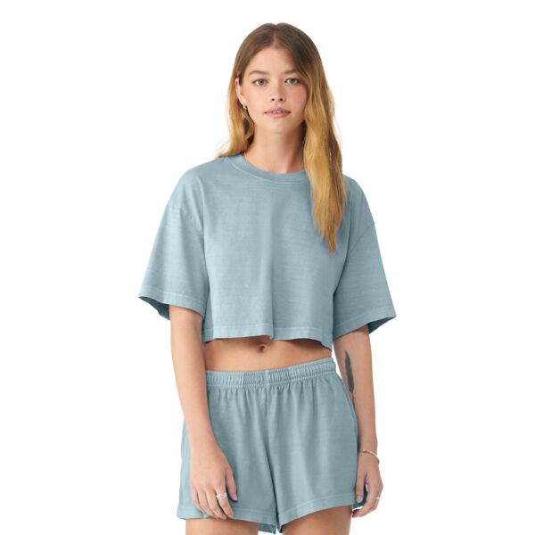 Women's Heavyweight Garment Dyed Cropped Tee Thumbnail