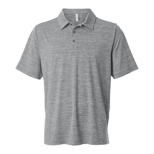 Men's Relay Heathered Stripe Polo Thumbnail