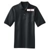 Heavyweight Cotton Pique Polo with Pocket Thumbnail