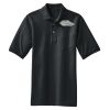 Heavyweight Cotton Pique Polo with Pocket Thumbnail