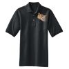 Heavyweight Cotton Pique Polo with Pocket Thumbnail