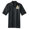 Heavyweight Cotton Pique Polo with Pocket Thumbnail