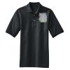 Heavyweight Cotton Pique Polo with Pocket Thumbnail