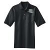 Heavyweight Cotton Pique Polo with Pocket Thumbnail