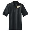 Heavyweight Cotton Pique Polo with Pocket Thumbnail