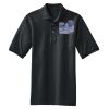 Heavyweight Cotton Pique Polo with Pocket Thumbnail
