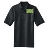 Heavyweight Cotton Pique Polo with Pocket Thumbnail
