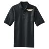 Heavyweight Cotton Pique Polo with Pocket Thumbnail