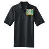 Heavyweight Cotton Pique Polo with Pocket Thumbnail