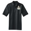Heavyweight Cotton Pique Polo with Pocket Thumbnail