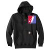 Rain Defender ® Paxton Heavyweight Hooded Zip Mock Sweatshirt Thumbnail