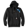 Rain Defender ® Paxton Heavyweight Hooded Zip Mock Sweatshirt Thumbnail