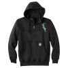 Rain Defender ® Paxton Heavyweight Hooded Zip Mock Sweatshirt Thumbnail