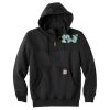 Rain Defender ® Paxton Heavyweight Hooded Zip Mock Sweatshirt Thumbnail
