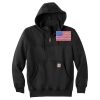 Rain Defender ® Paxton Heavyweight Hooded Zip Mock Sweatshirt Thumbnail