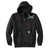 Rain Defender ® Paxton Heavyweight Hooded Zip Mock Sweatshirt Thumbnail